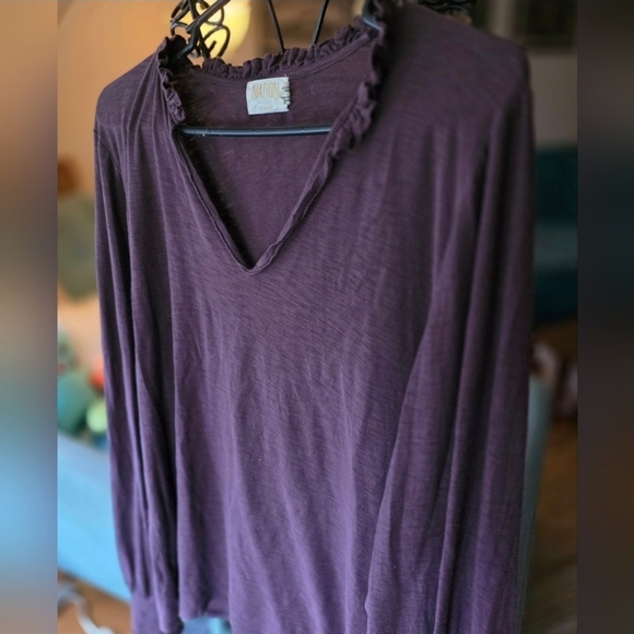 Nation LTD | Sasha Peasant Tee Pima Cotton L - Picture 7 of 13